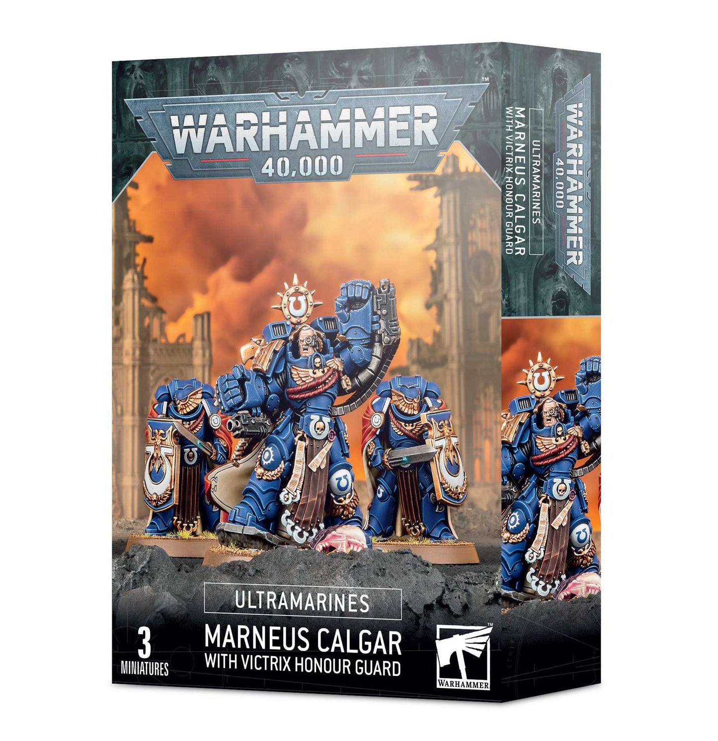 Space Marines - Ultramarines Marneus Calgar with Victrix Honour Guard