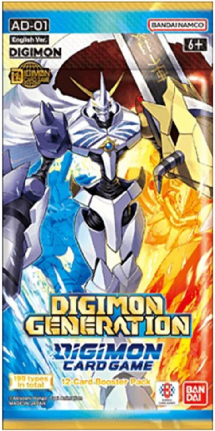 Digimon CG - Digimon Generation Advanced AD-01 Booster Pack (1)