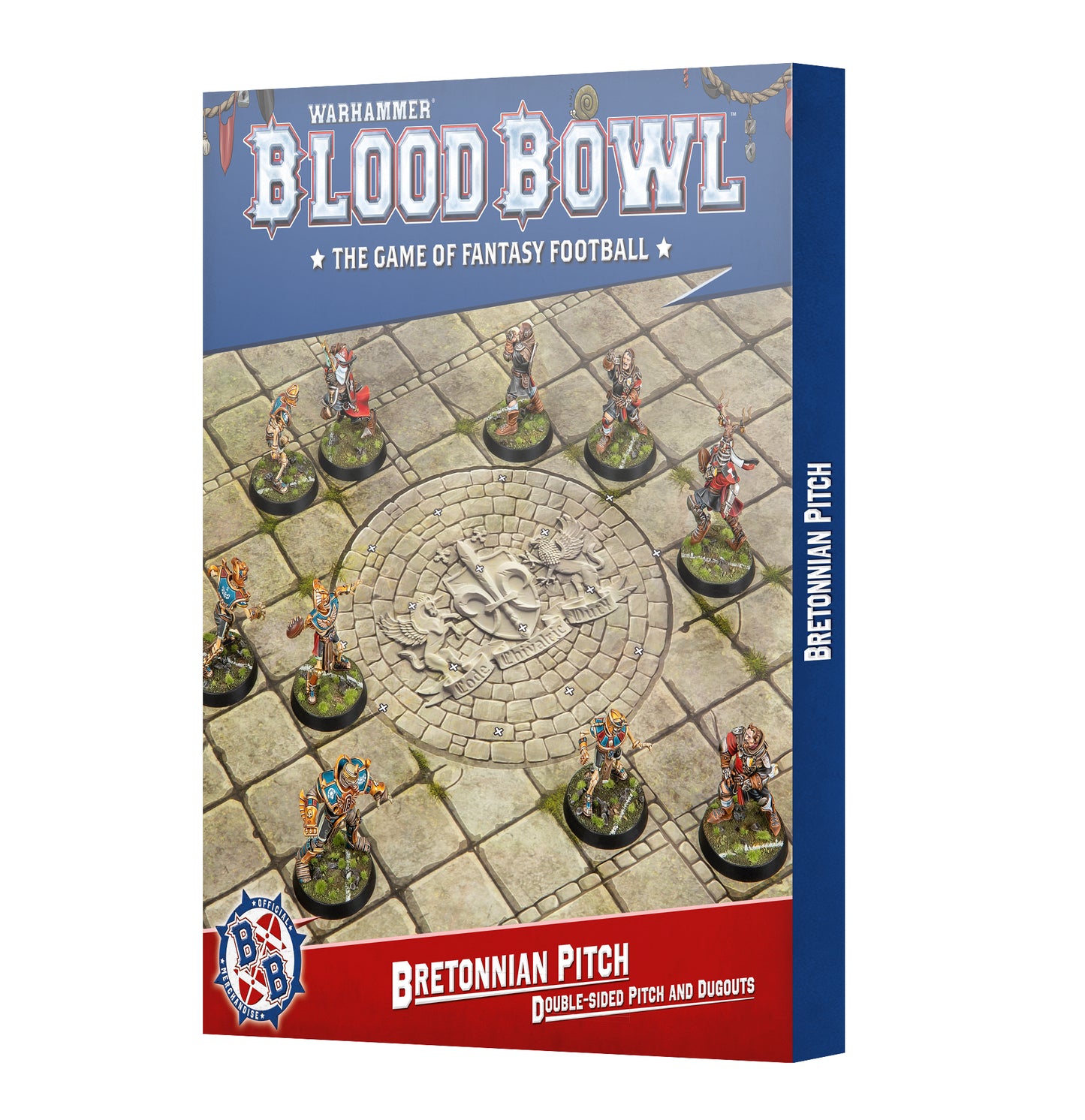 Blood Bowl - Bretonnian Team Pitch & Dugouts