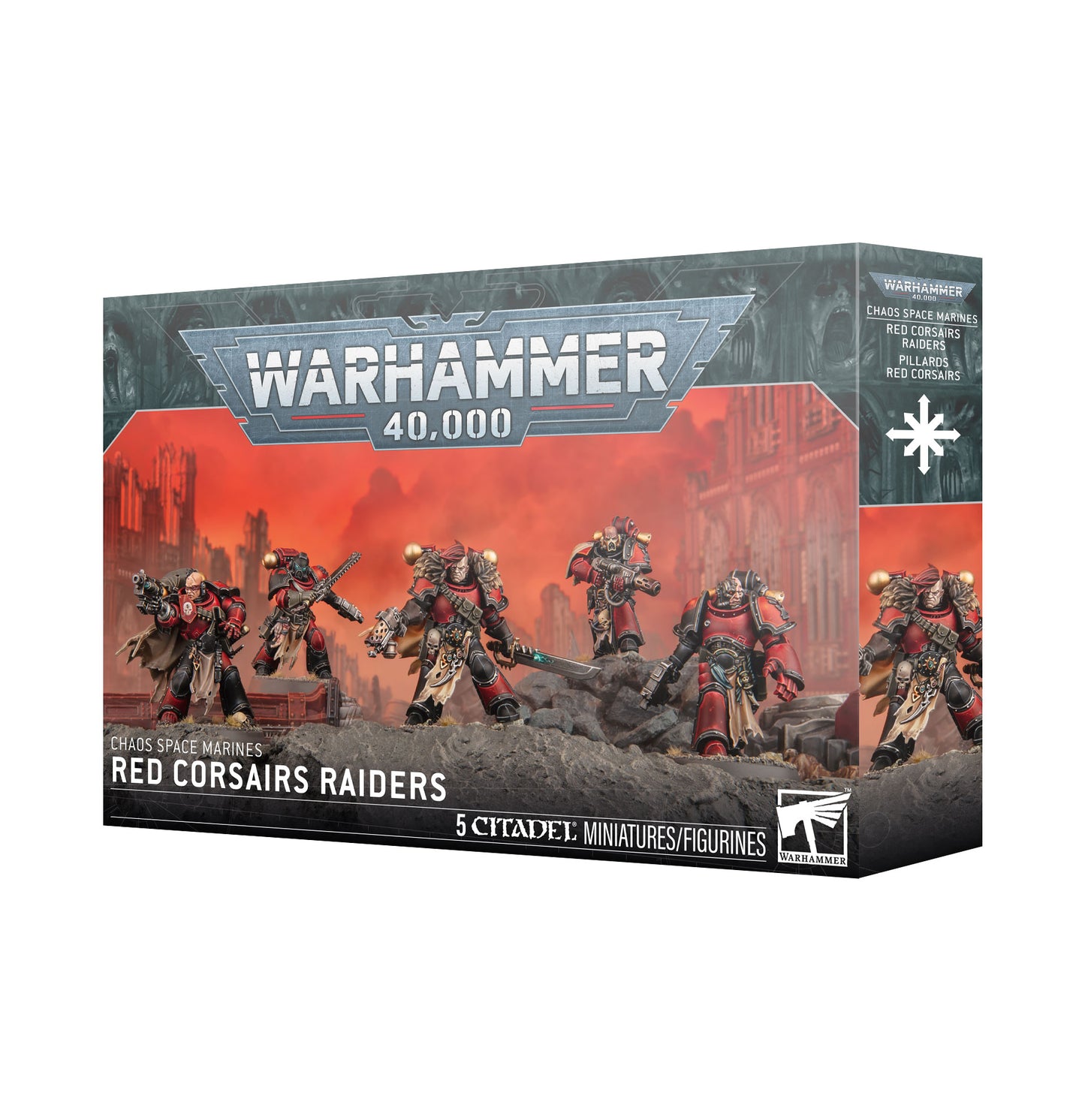Chaos Space Marines - Red Corsair Raiders