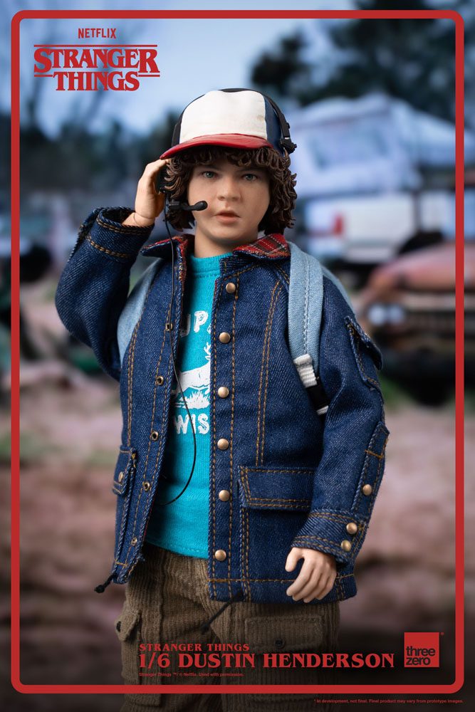 Stranger Things Action Figure 1/6 Dustin Henderson 23 cm