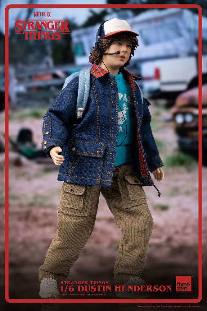 Stranger Things Action Figure 1/6 Dustin Henderson 23 cm