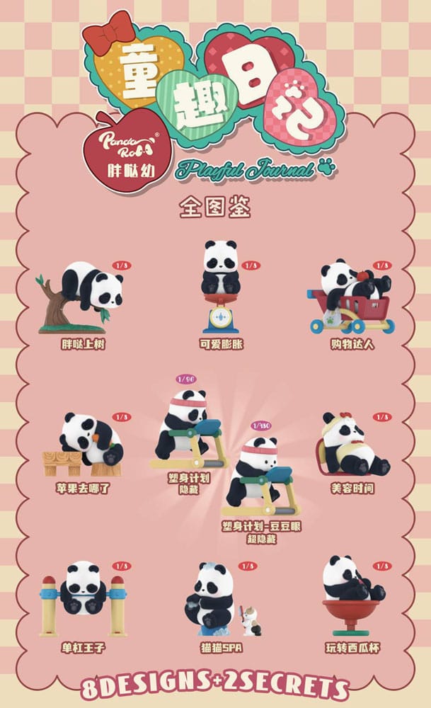 Panda Roll Blind Box Figures Assortment Playful Journal 7 cm (8)