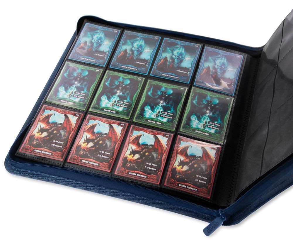 Ultimate Guard Zipfolio 480 24-Pocket Xenoskin - Blue