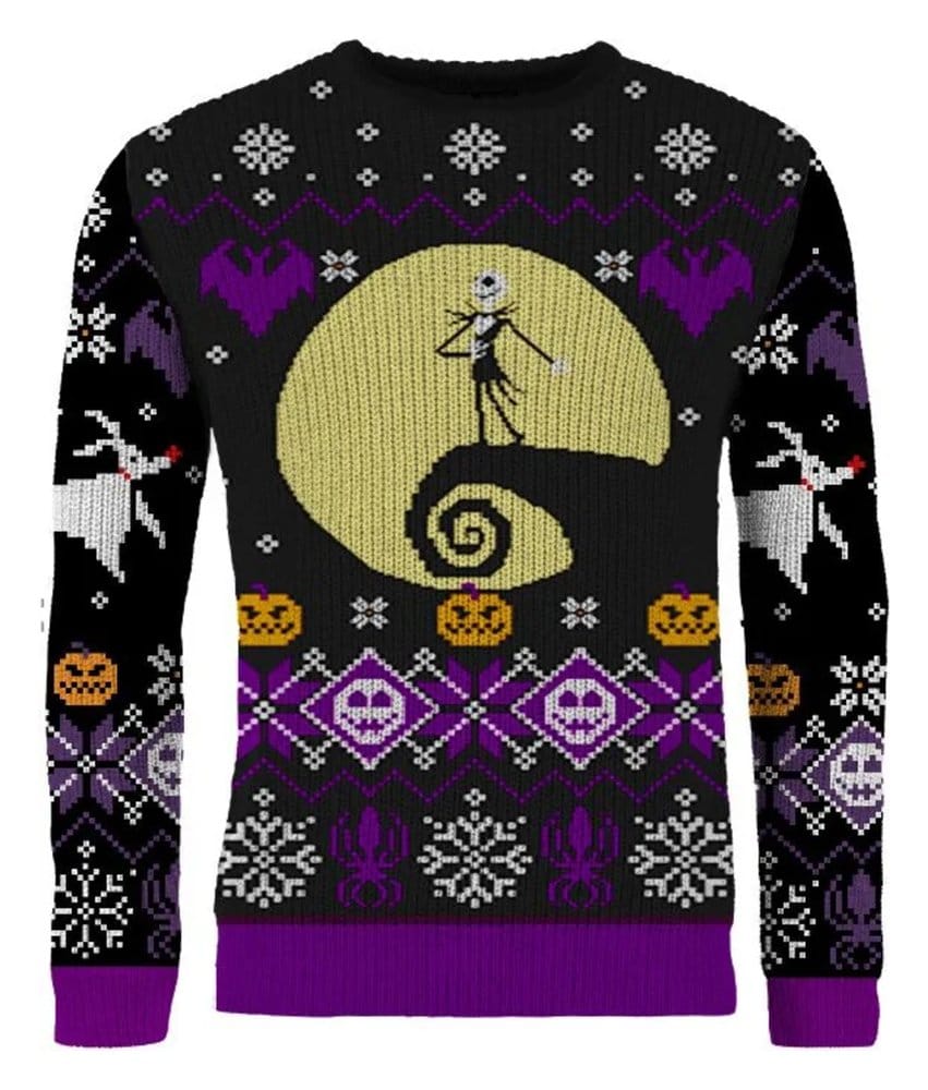 Nightmare Before Christmas Christmas Sweater 8-bit Size XXXL