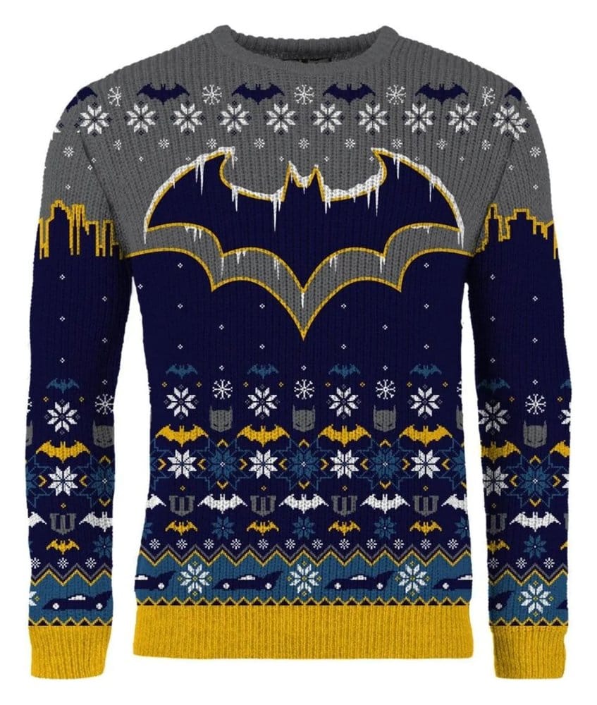 Batman Christmas Sweater Frosty Size XS