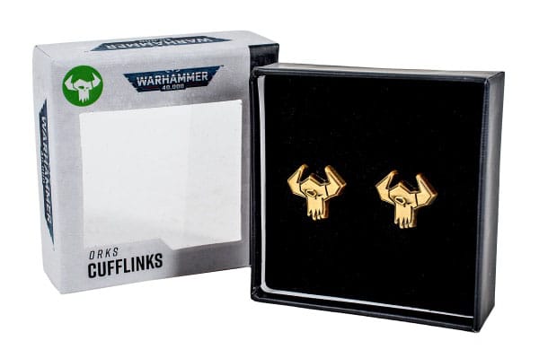 Warhammer 40,000 Cufflinks Orks