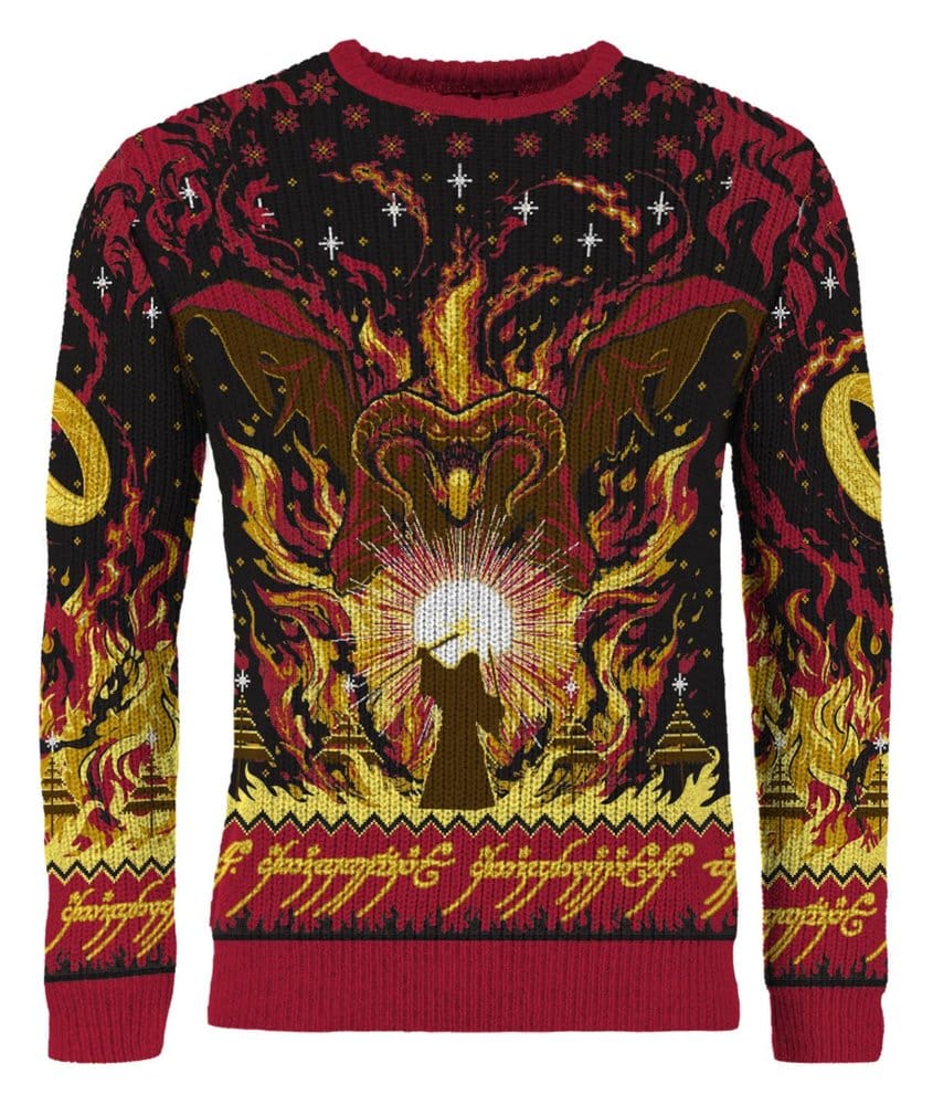 Lord of the Rings Christmas Sweater Balrog Size XXXL