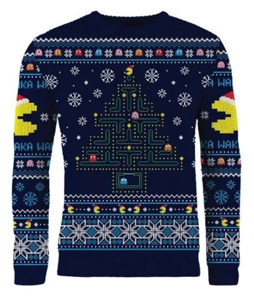 Pac-Man Christmas Sweater Size XXXL