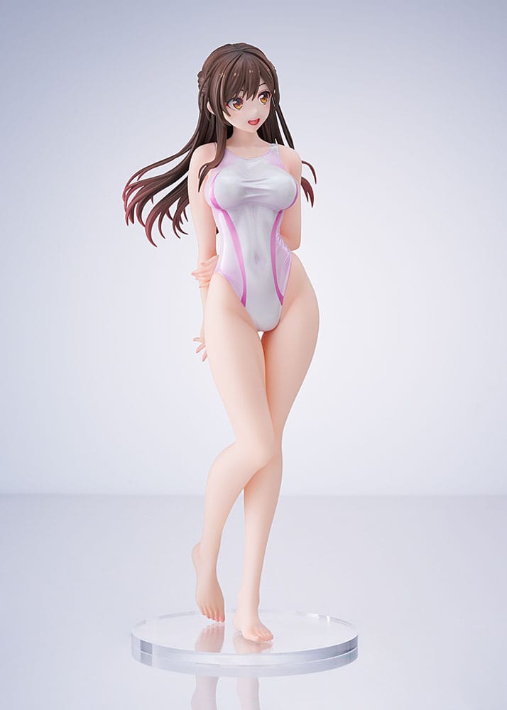 Rent-a-Girlfriend PVC Statue 1/7 Chizuru Mizuhara Pink Line Swimwear Ver. 25 cm