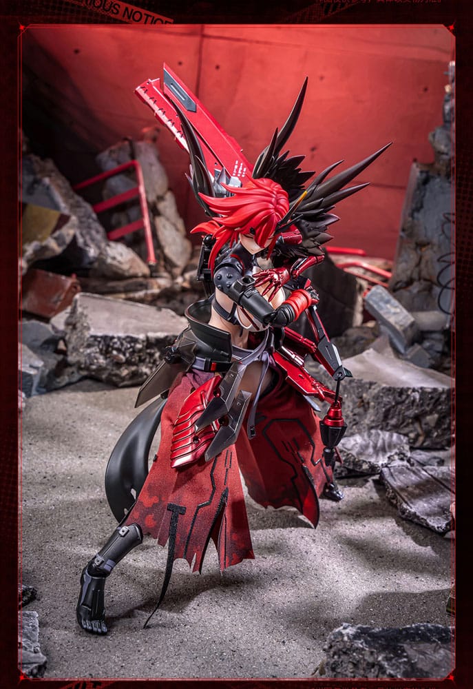 Original Character Seamless Action Figure 1/9 Wolf-Mastiff Force Karas Samurai 20 cm