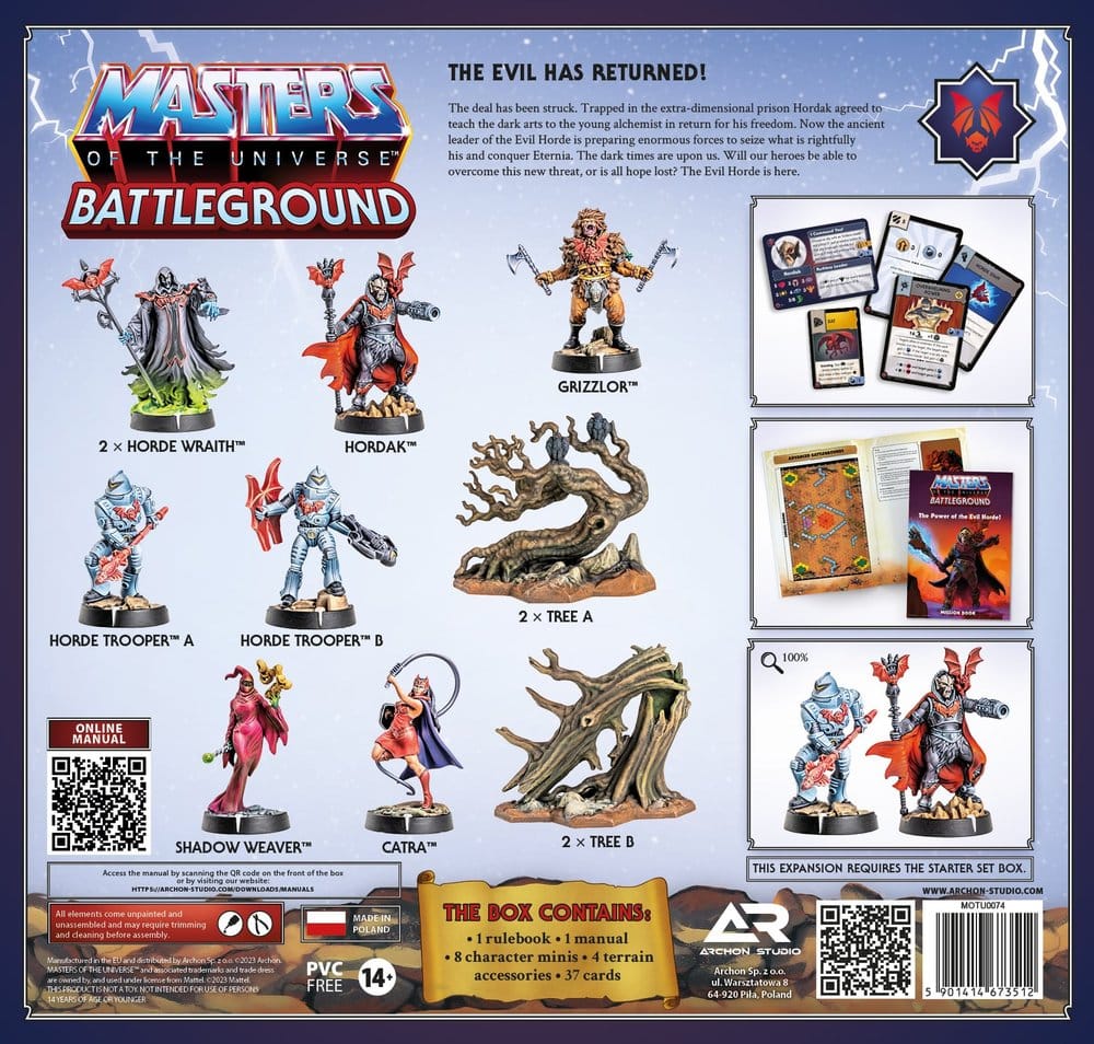 Masters of the Universe: Battleground Miniatures Game Wave 4: The Power of the Evil Horde *Italian Version*