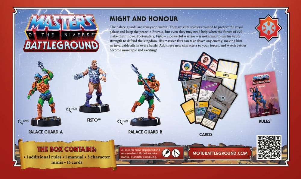 Masters of the Universe: Battleground Miniatures Game Wave 5: Masters of the Universe faction *Spanish Version*