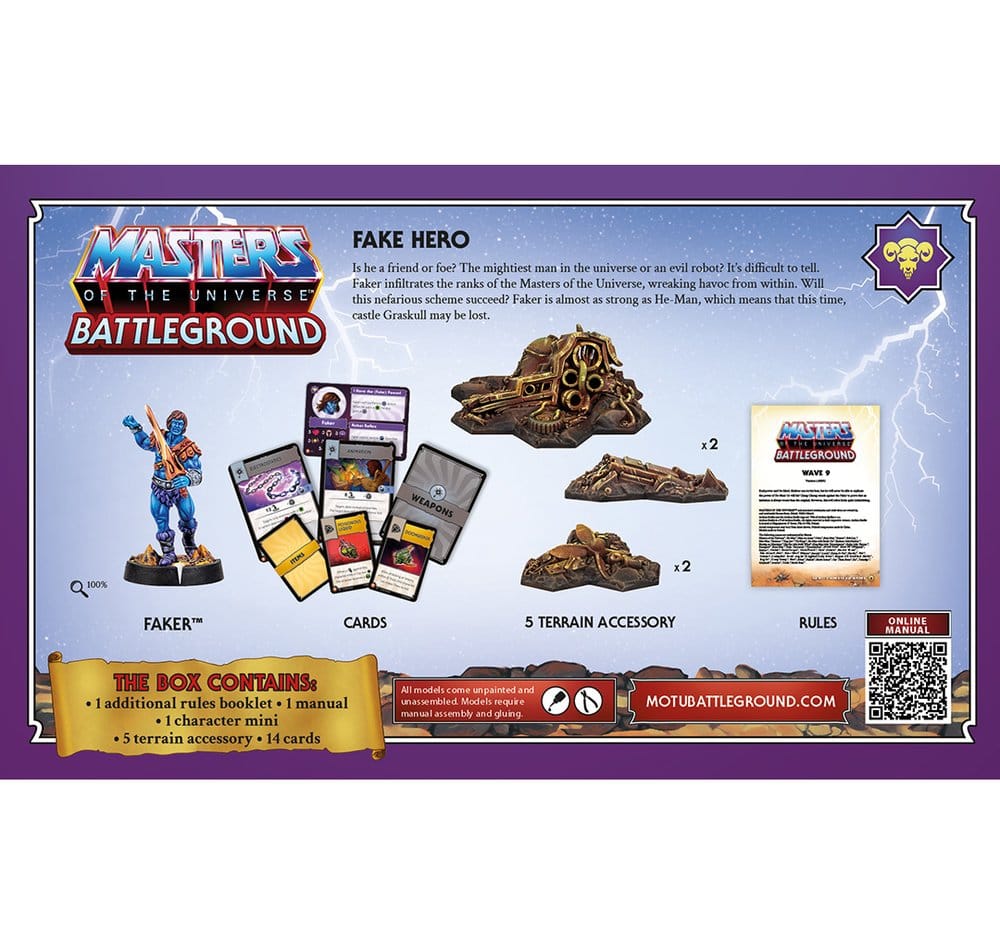 Masters of the Universe: Battleground Miniatures Game Wave 9: Evil Warriors Faction *English Version*