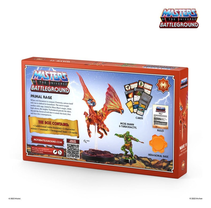 Masters of the Universe: Battleground Miniatures Game Wave 11: Preternian Heroes Moss Man / Turbodactyl *Italian Version*