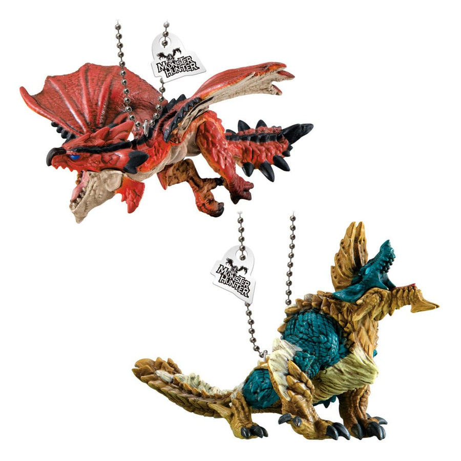 Monster Hunter Keychains Mascot Charm Collection Blind Bag 4 cm Display (10)