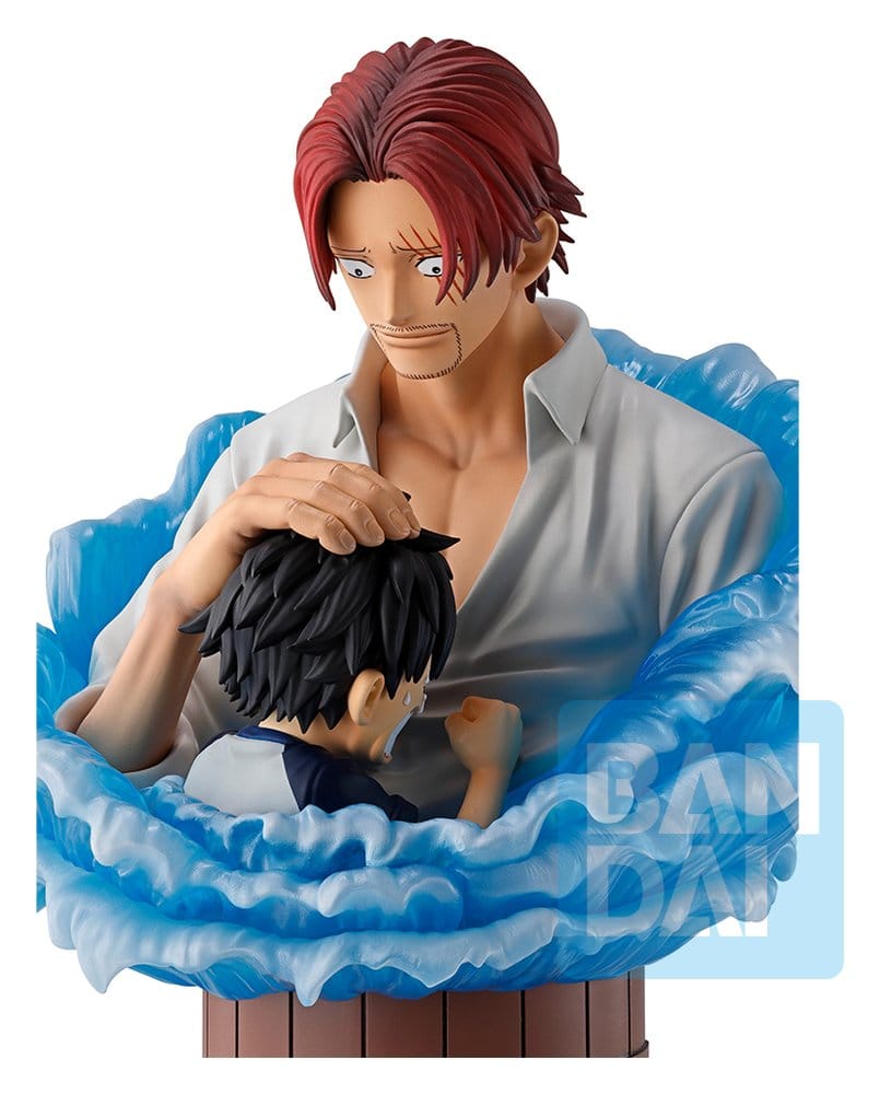 One Piece Ichibansho PVC Figure Shanks & Luffy (Red Hair Pirates) 15 cm