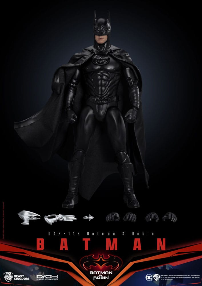 DC Comics - Dynamic 8ction Heroes Action Figure 1/9 - Batman (Batman & Robin)