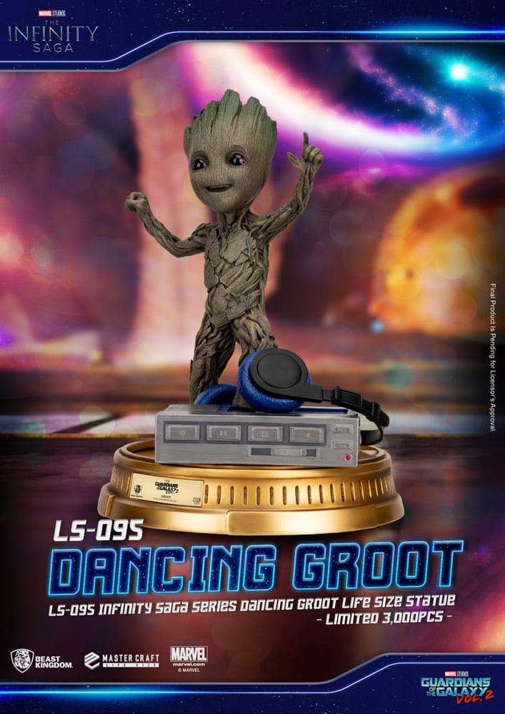 Guardians of the Galaxy 2 Life-Size Statue Dancing Groot EU Exclusive 32 cm