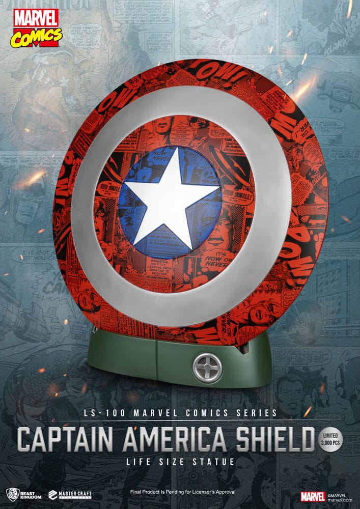 Marvel Comics PVC Captain America Shield Life Size Statue 64 cm