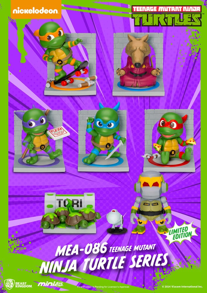 Teenage Mutant Ninja Turtles Mini Egg Attack Blind Box Figures Series 12 cm Assortment (6)