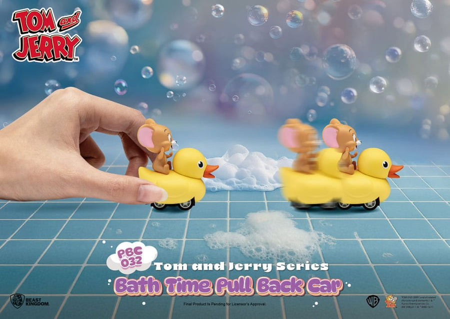 Tom & Jerry Pull Back Cars Bath Time Blind Box 6-Pack