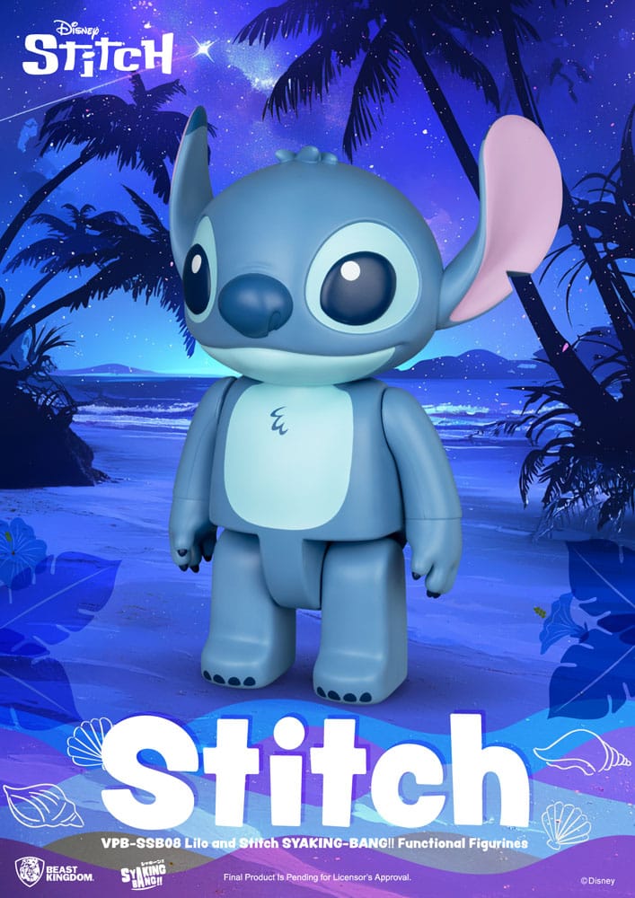 Lilo & Stitch Syaing Bang Vinyl Bank Stitch 30 cm