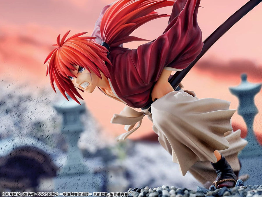 Rurouni Kenshin: Meiji Kenkaku Romantan Kyoto Douran PVC Statue 1/6 Kenshin Himura Amakakeruryuunohirameki Ver. 26 cm