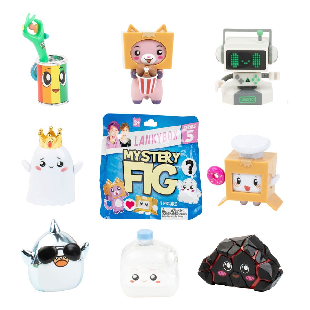 Lankybox Minifigures 6 cm Mystery Series 5 Display (24)