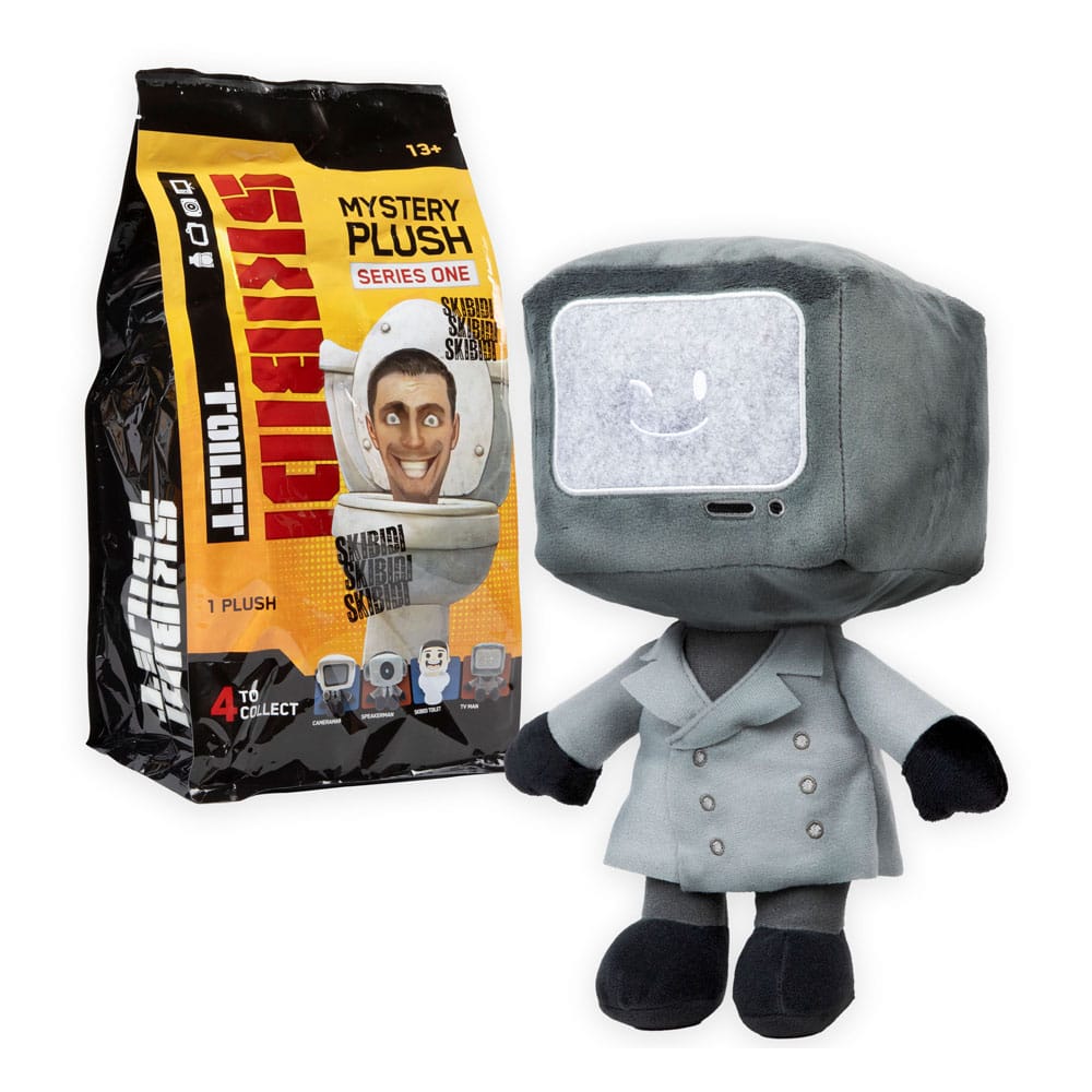 Skibidi Toilet Plush Mystery Blind Bag Display (2)