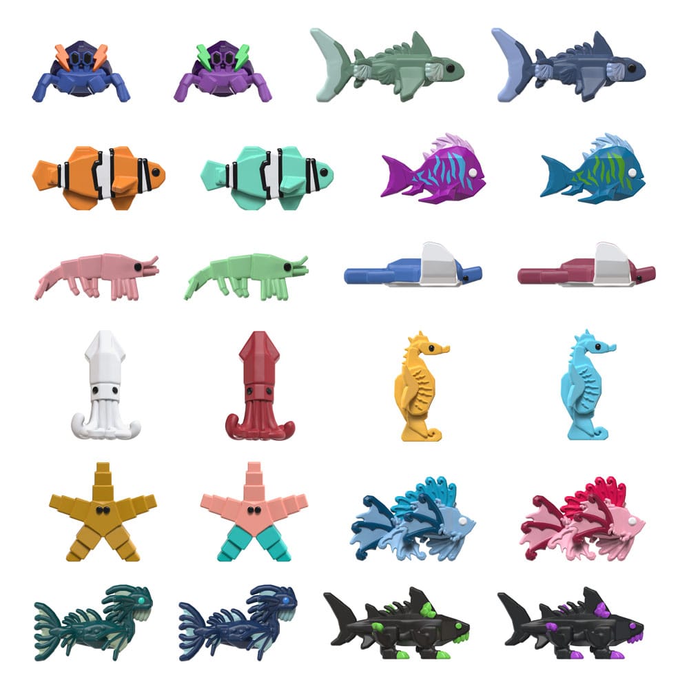 Fisch Minifigures 5 cm Display (24)