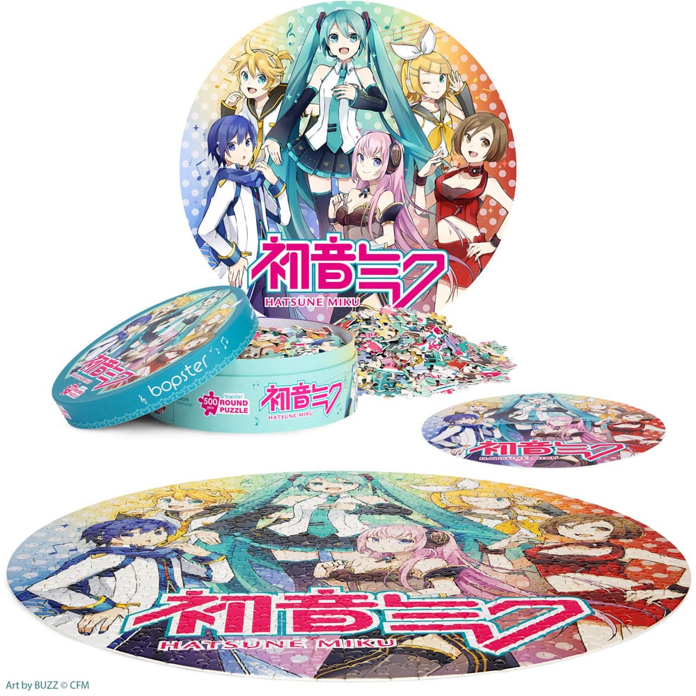 Hatsune Miku Jigsaw Puzzle Round 500 pieces