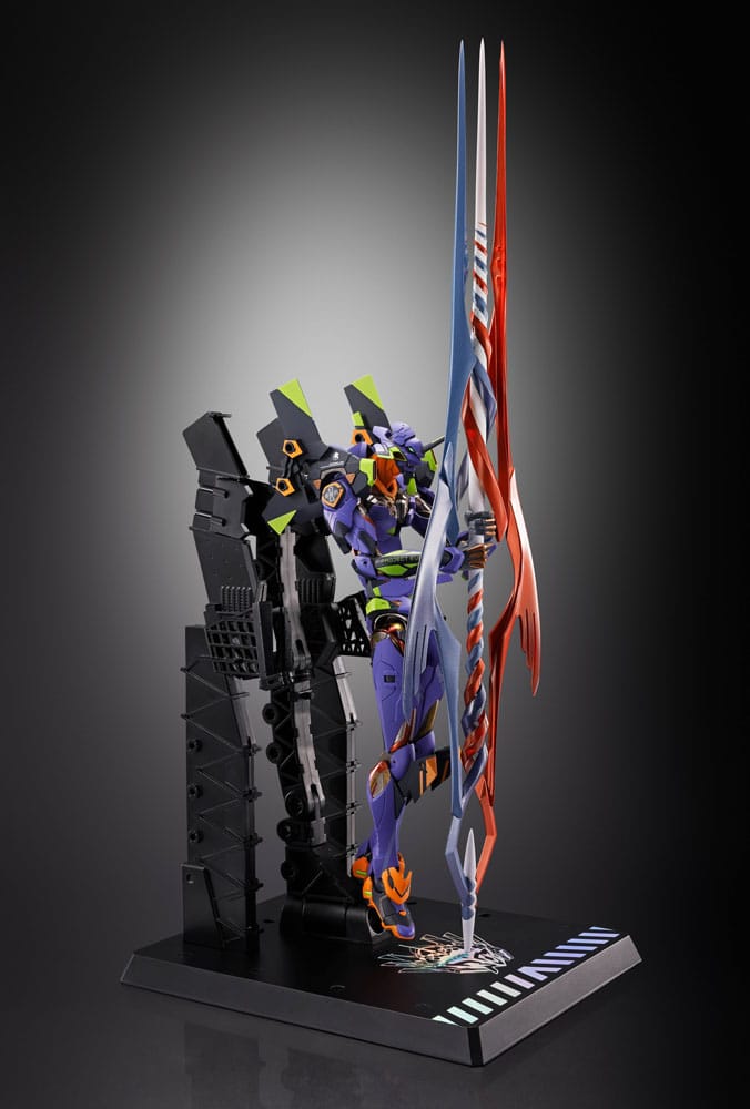 Neon Genesis Evangelion Metal Build Action Figure Eva Test Type-01 30th with the Spear of Gaius 22 cm