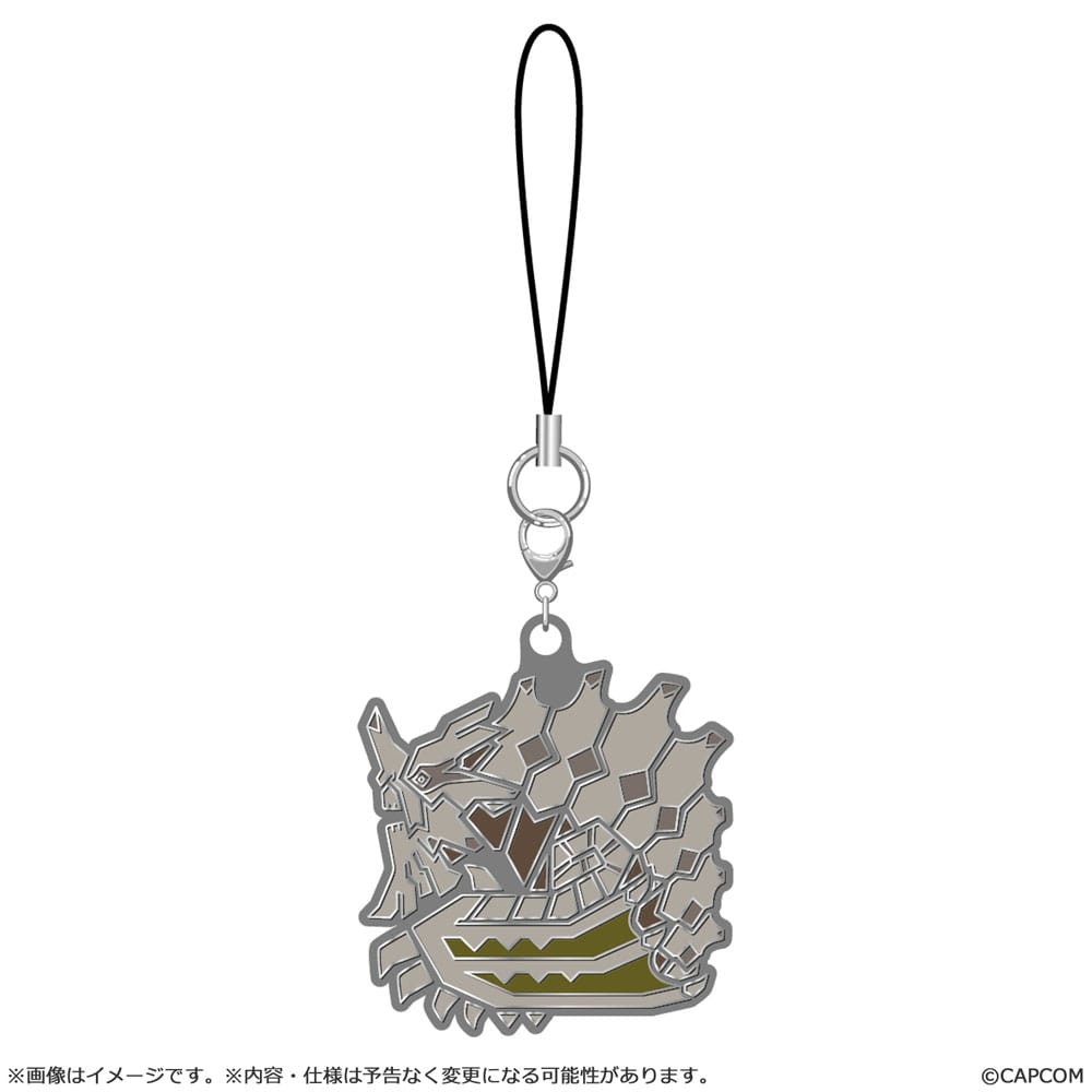 Monster Hunter Wilds Metal Keychain Monster Icon 5 cm Assortment (10)