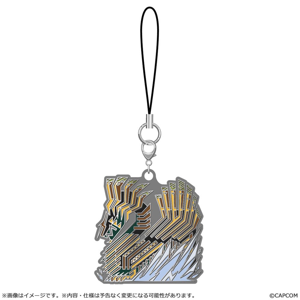 Monster Hunter Wilds Metal Keychain Monster Icon 5 cm Assortment (10)