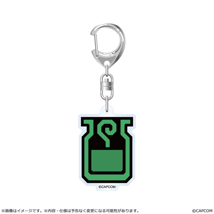 Monster Hunter Wilds Acryl Keychains Item Icon 6 cm Assortment (10)