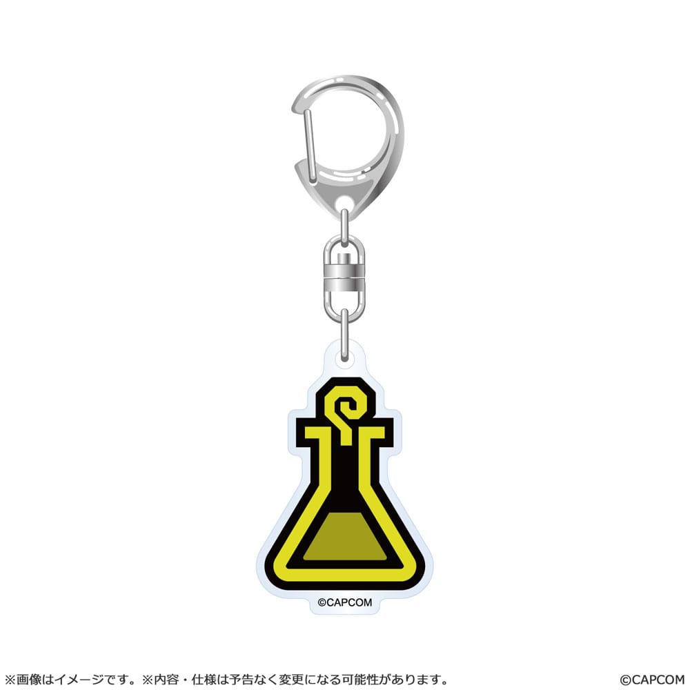 Monster Hunter Wilds Acryl Keychains Item Icon 6 cm Assortment (10)