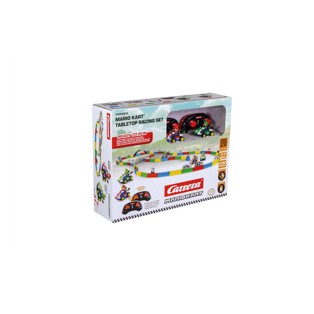 Super Mario Kart RC remote-controlled Car 1/43 2.4GHz Tabletop Racing Set Mario
