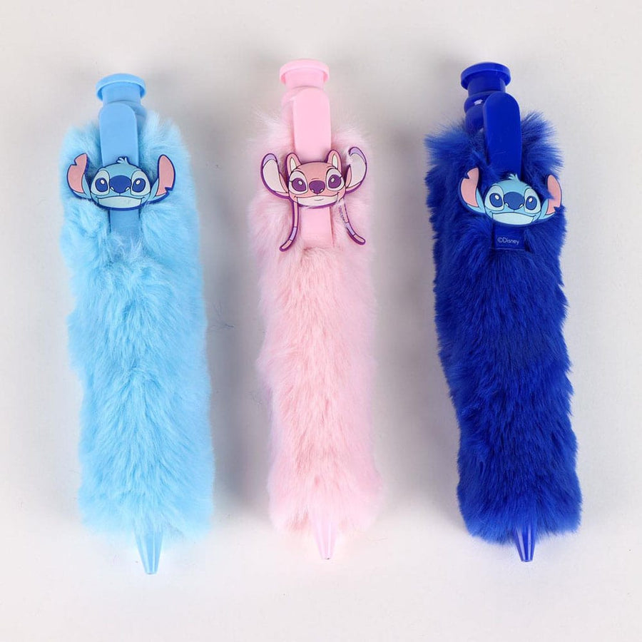Loli & Stitch plush ball pens Display (12)