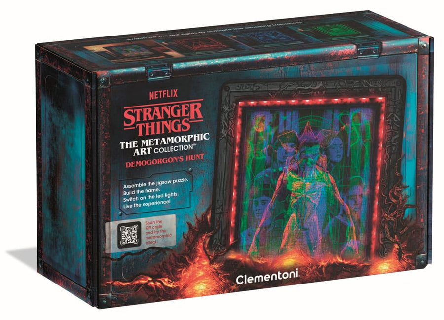 Stranger Things Metamorphic Art Collection Jigsaw Puzzle with Light-Up Effect Demogorgon (520 pieces)