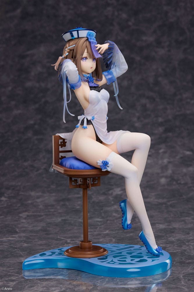 Original Character PVC Statue 1/7 Blue jiangshi Illustration by Anmi 21 cm