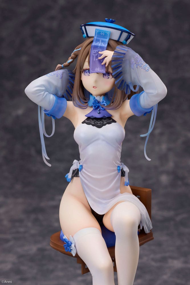 Original Character PVC Statue 1/7 Blue jiangshi Illustration by Anmi 21 cm