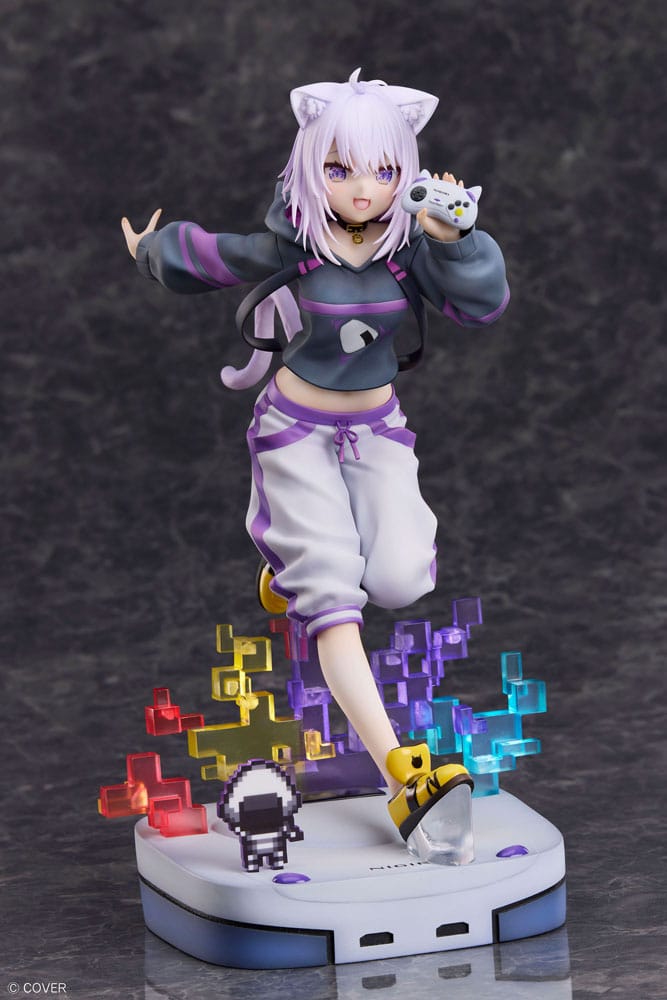 Hololive Production PVC Statue 1/7 Nekomata Okayu We Are Gamers Ver. 23 cm