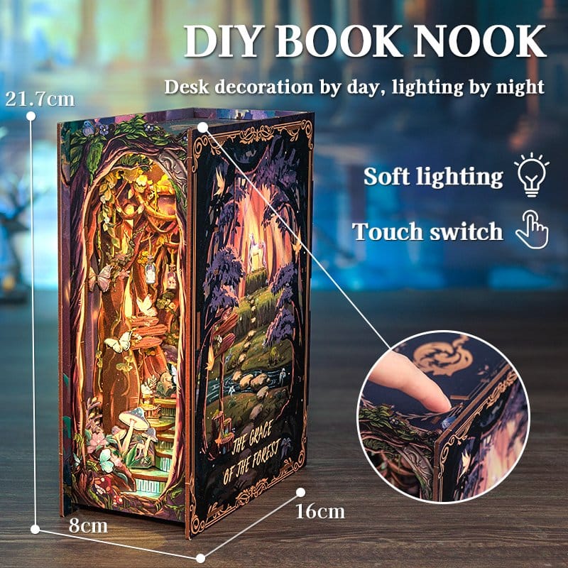 Book Nook The Grace of Forest 22 x 8 cm
