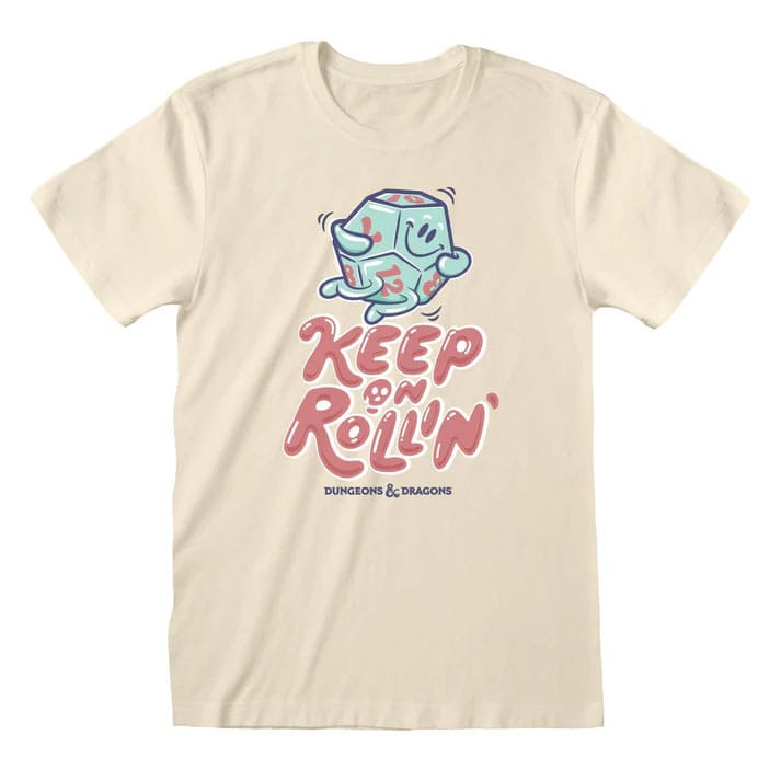 Dungeons & Dragons T-Shirt Keep On Rolling Size XL