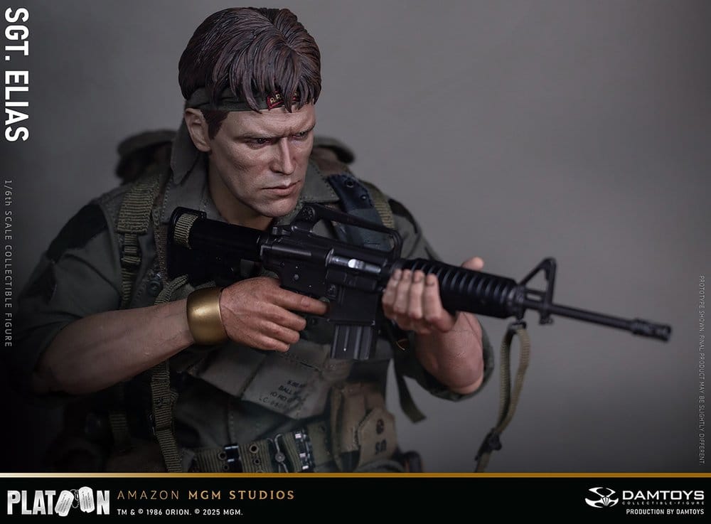 Platoon Action Figure 1/6 Sergeant Elias 30 cm