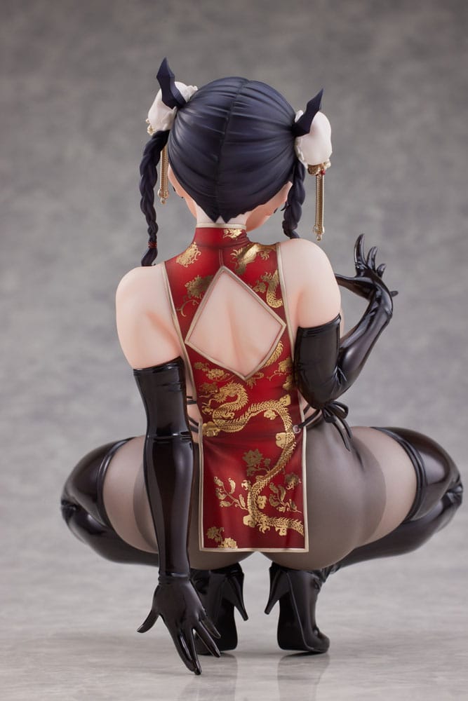Original Character Statue 1/6 Dragon Chinese Dress Sugata no Ane no Tomodachi Illustrated by Daiki Kase 17 cm