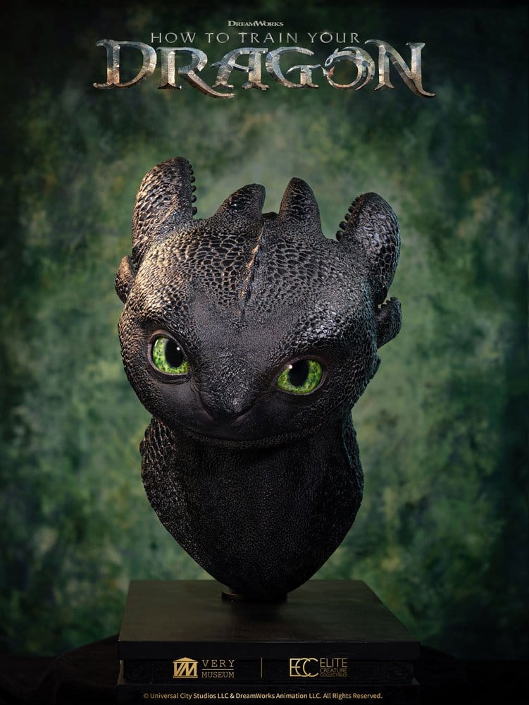 How to Train Your Dragon Life Size Bust Toothless 66 cm