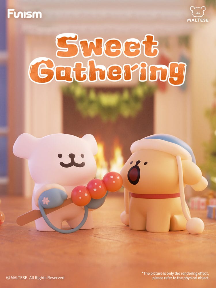Maltese Cuddly Moments Series Mini Figures 9 cm Display (8)