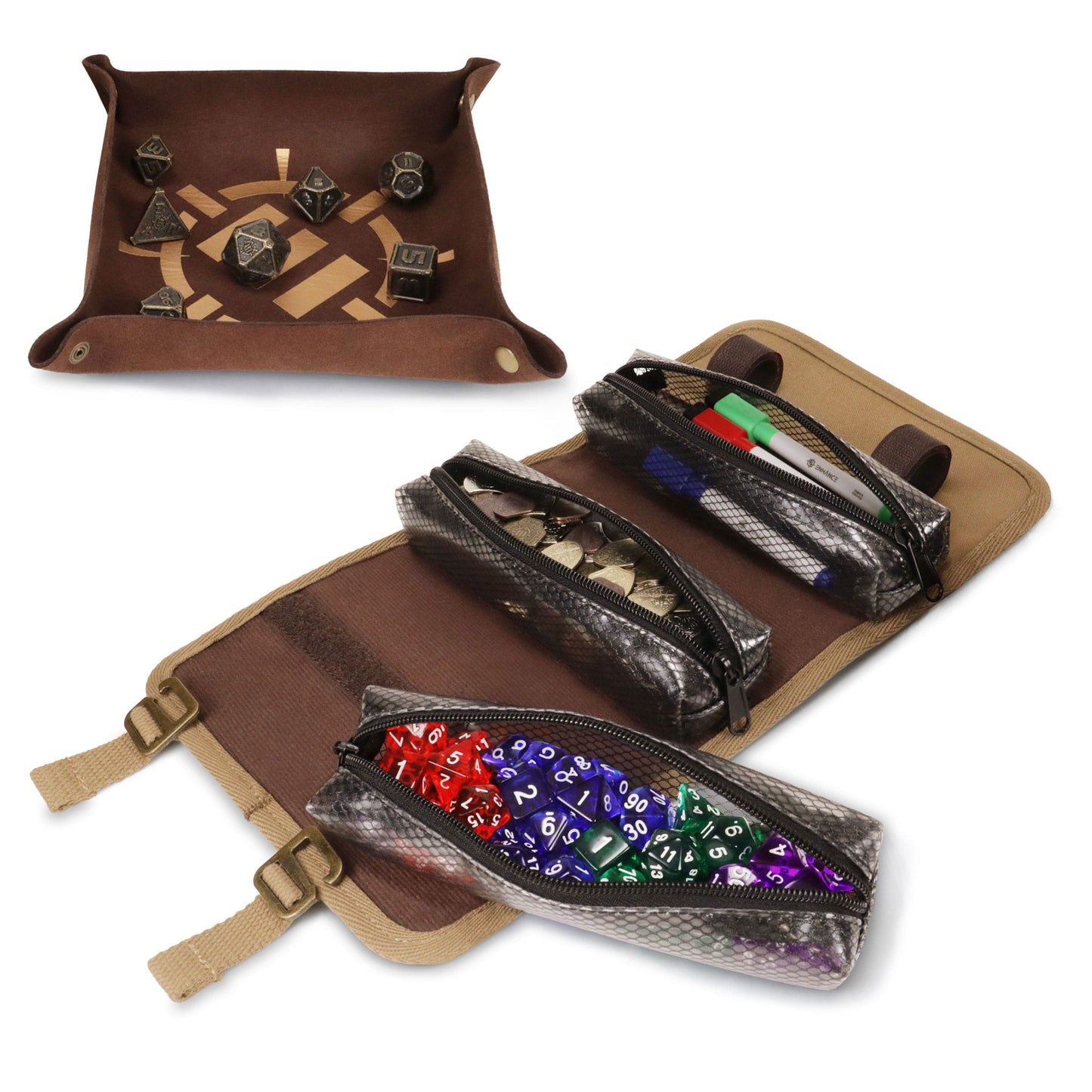 Enhance Board Game Canvas Dice Roll Case